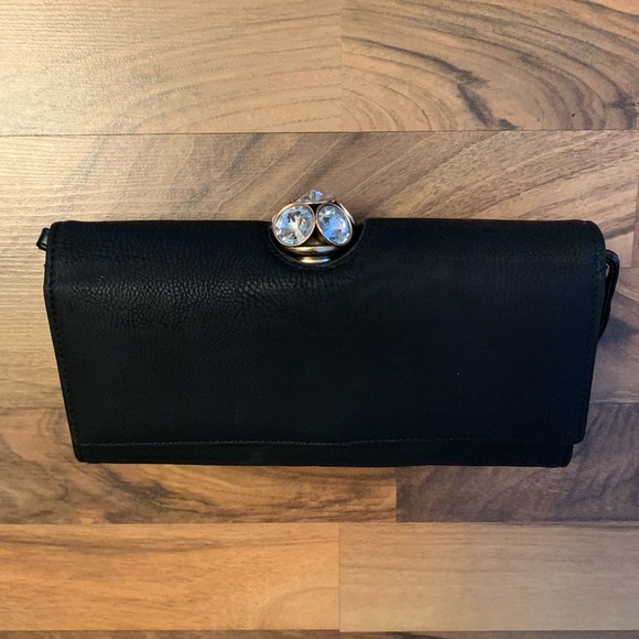 ✨2 x Host Pick✨New Black Susan Nichole Designs Fergie Clutch - Picture 3 of 8